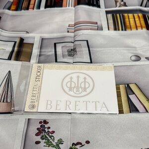 Beretta Gray and Multicolor Sticker